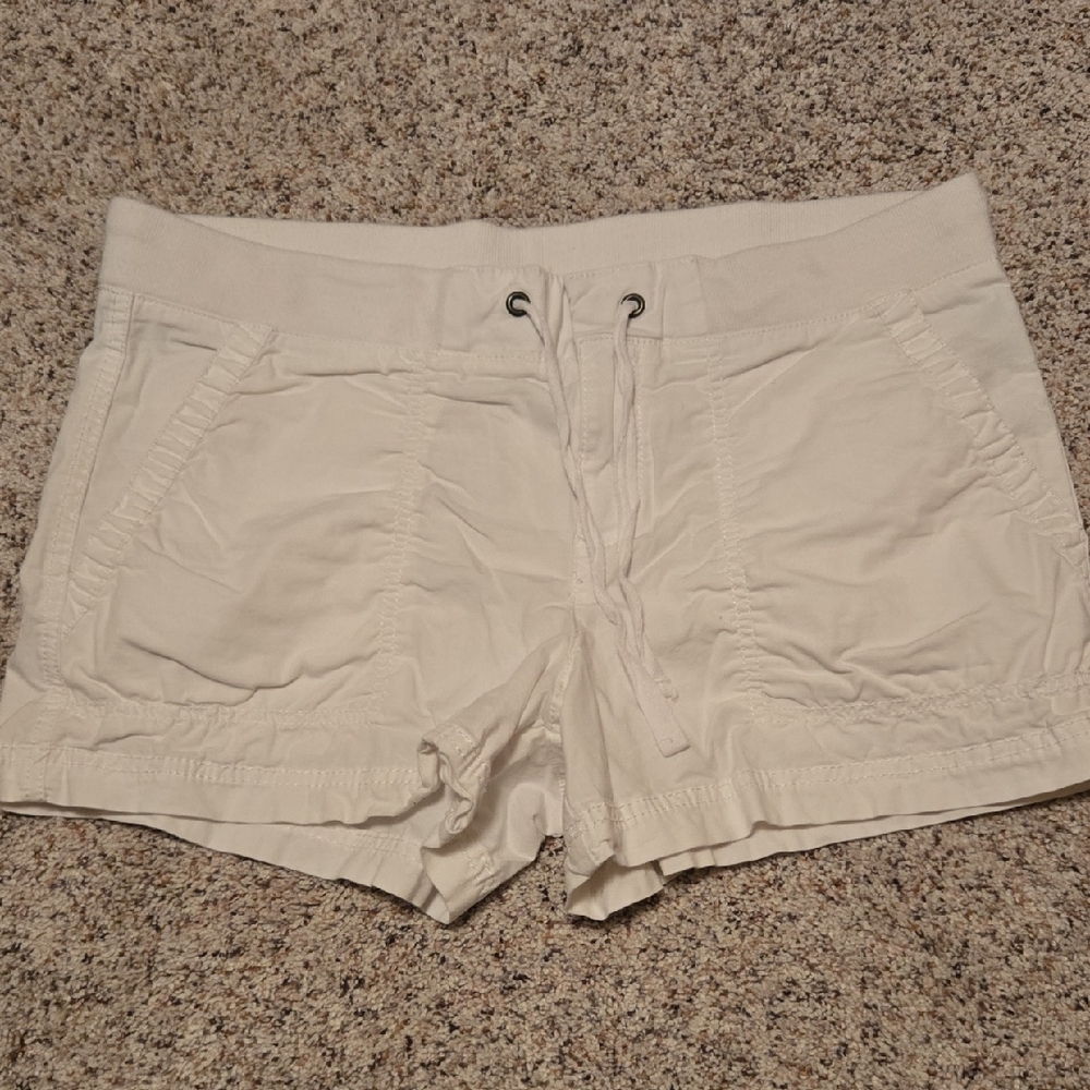 A.N.A. White tie waist Womens size 8 Mid Rise Casual - Picture 2 of 6
